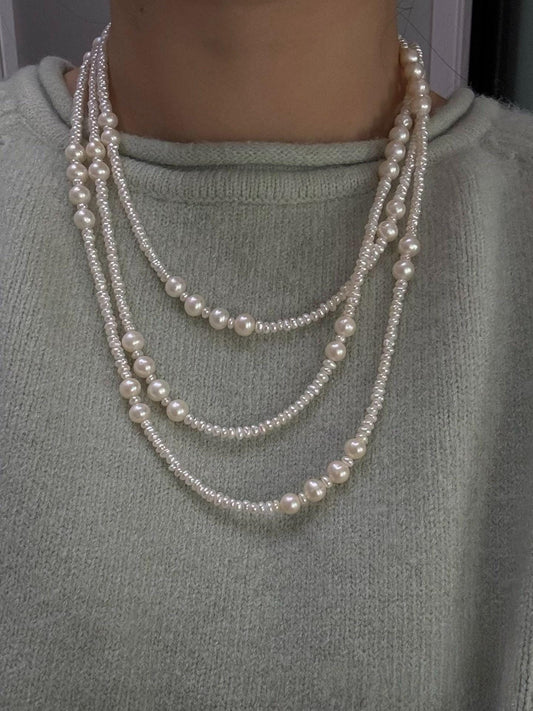 Convertible Pearl Wrap Necklace 160cm
