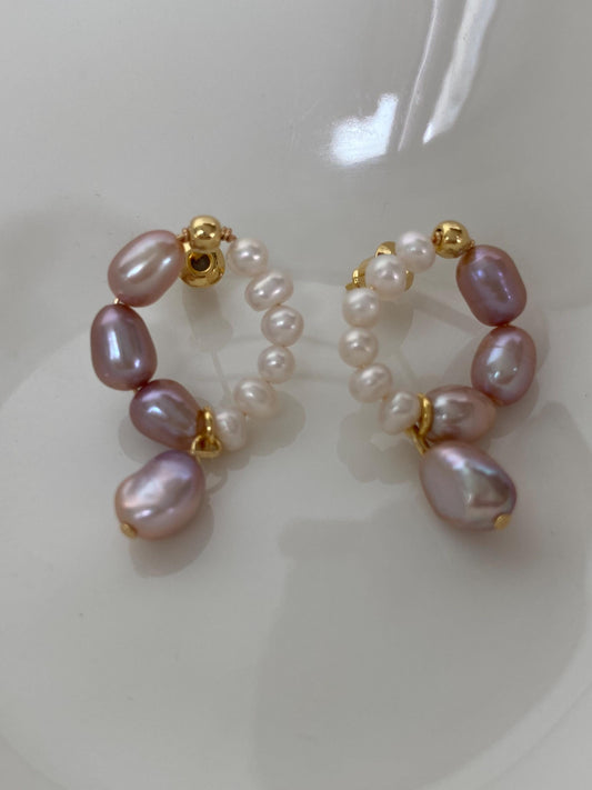 Baroque Pearl Drop Earrings