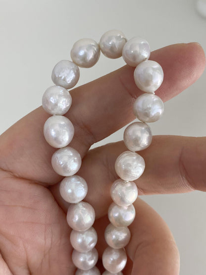 Classic Knotted Pearl Necklace