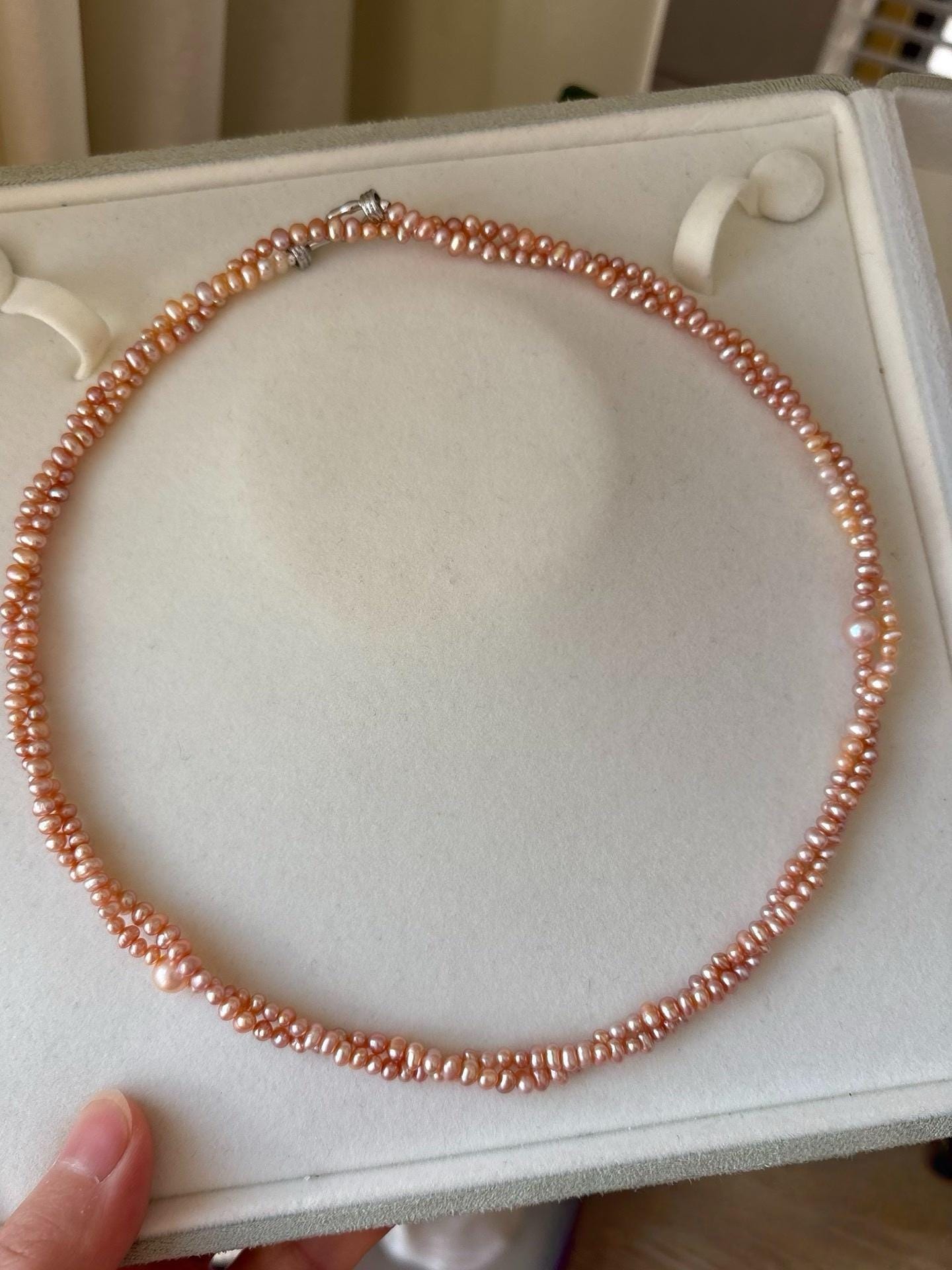 Layered Freshwater Pearl Wrap Necklace