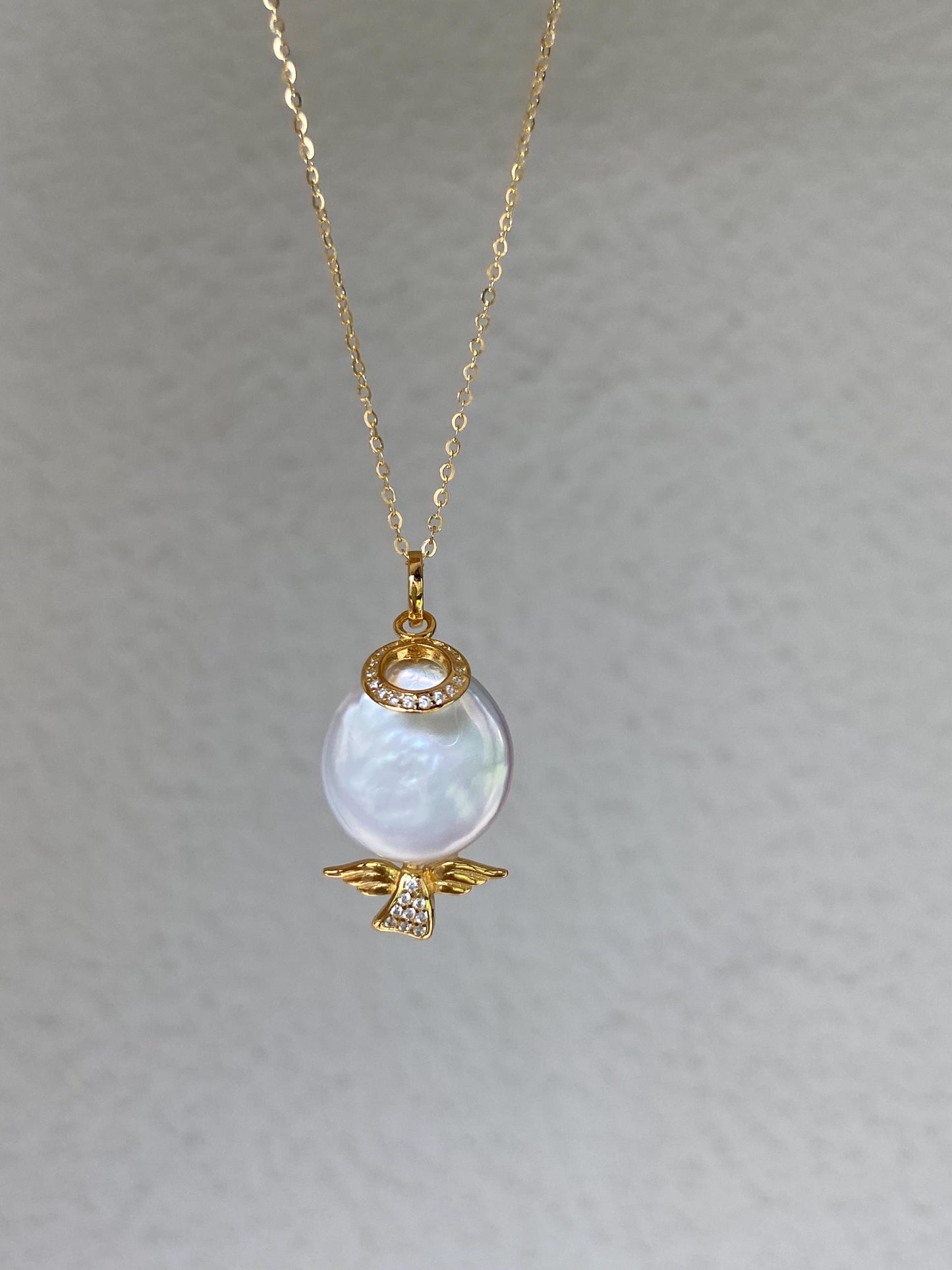 Guardian Angel Pearl Pendant