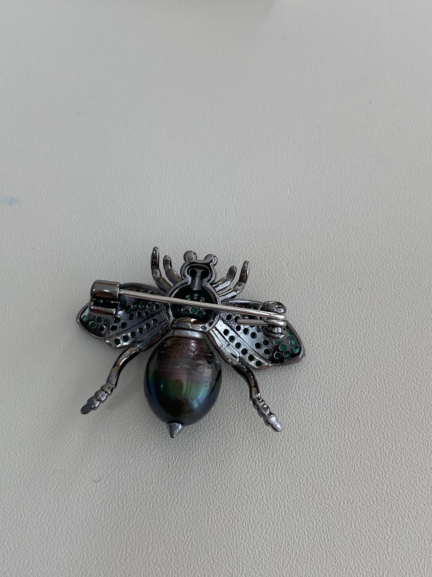 Tahitian Pearl Bee Brooch Pendant