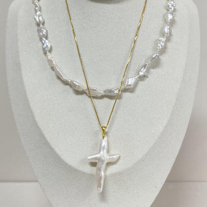 Baroque Pearl Choker Necklace