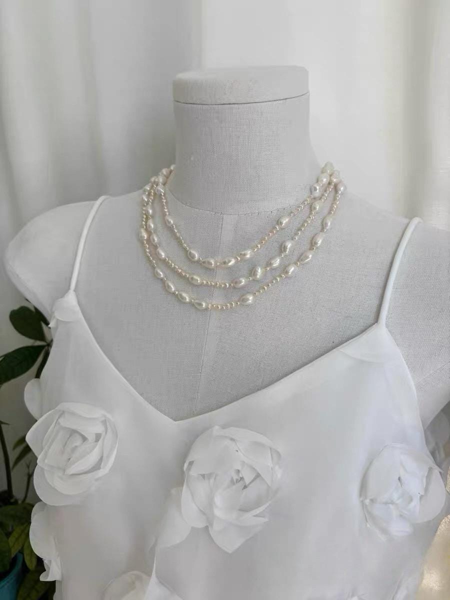 Baroque Pearl Multi-Strand Choker