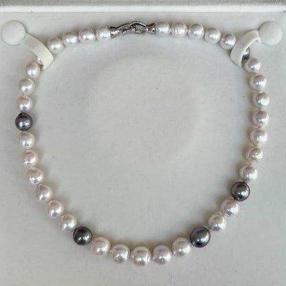 Baroque Tahitian & Freshwater Pearl Statement Necklace