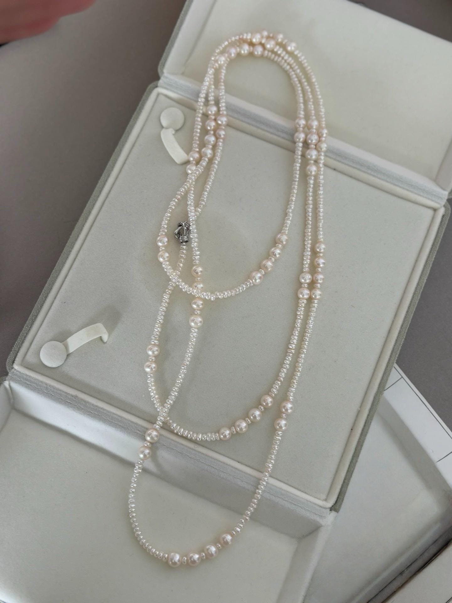 Convertible Pearl Wrap Necklace 160cm