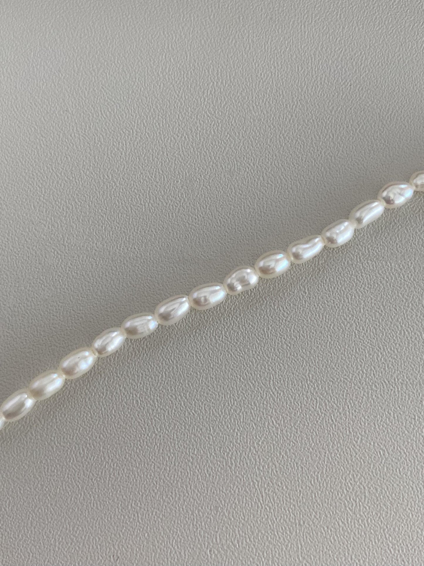 Delicate Freshwater Pearl Bracelet 2-3mm | Handmade Gold Chain & Pearl Bracelet | Elegant Pearl Jewelry for Women