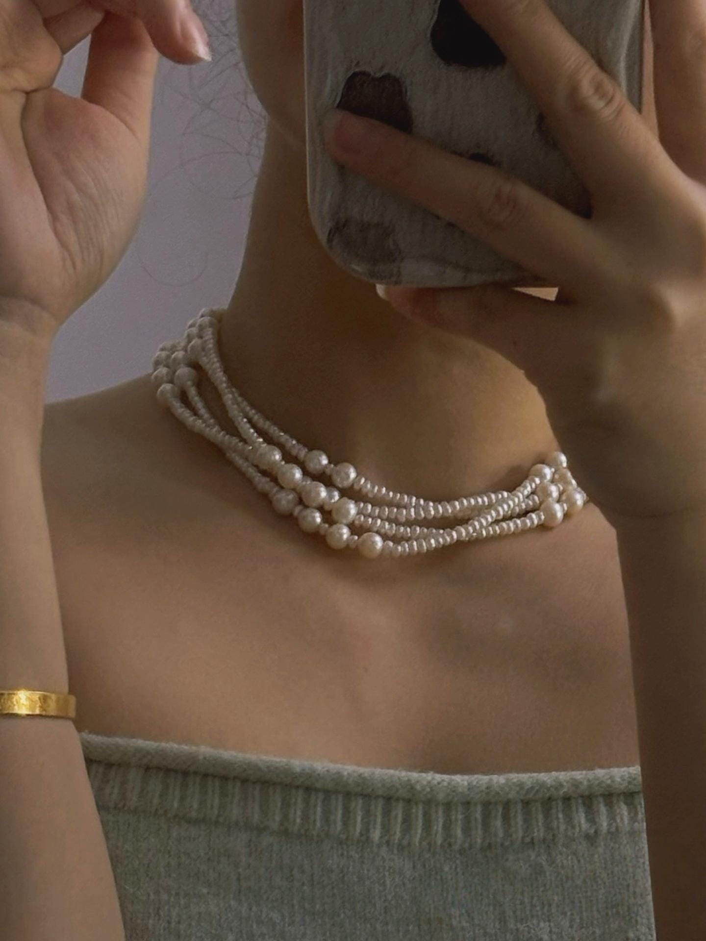Convertible Pearl Wrap Necklace 160cm