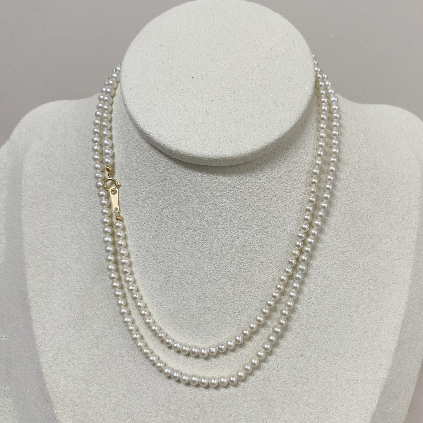 Baby Pearl Necklace 18K Gold