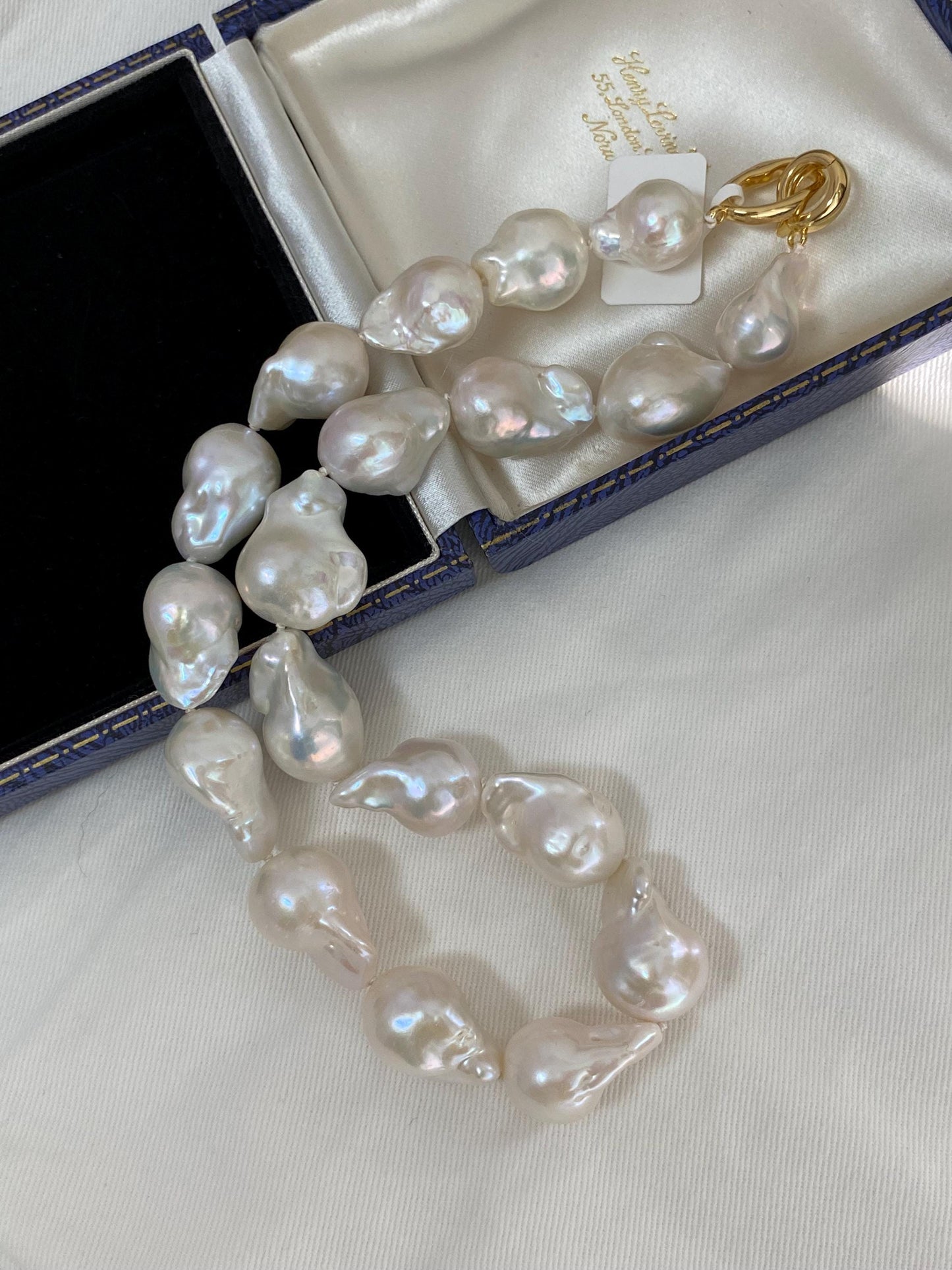 Large Baroque Pearl Choker Necklace
