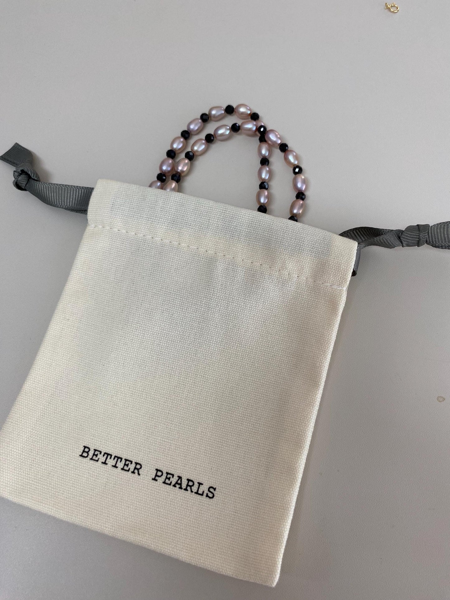 Lavender Pearl Spinel Necklace