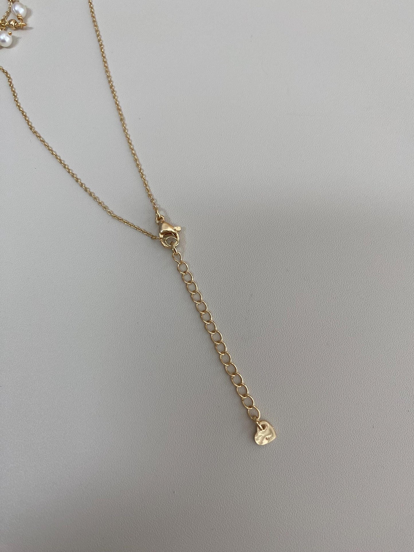 Dainty Freshwater Pearl Cluster Necklace, Gold Filled Minimalist Pearl Choker, Delicate Pearl Drop Necklace, Bridal Jewelry, Wedding Gift
