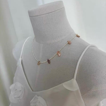 Seed Pearl & Baroque Accent Choker