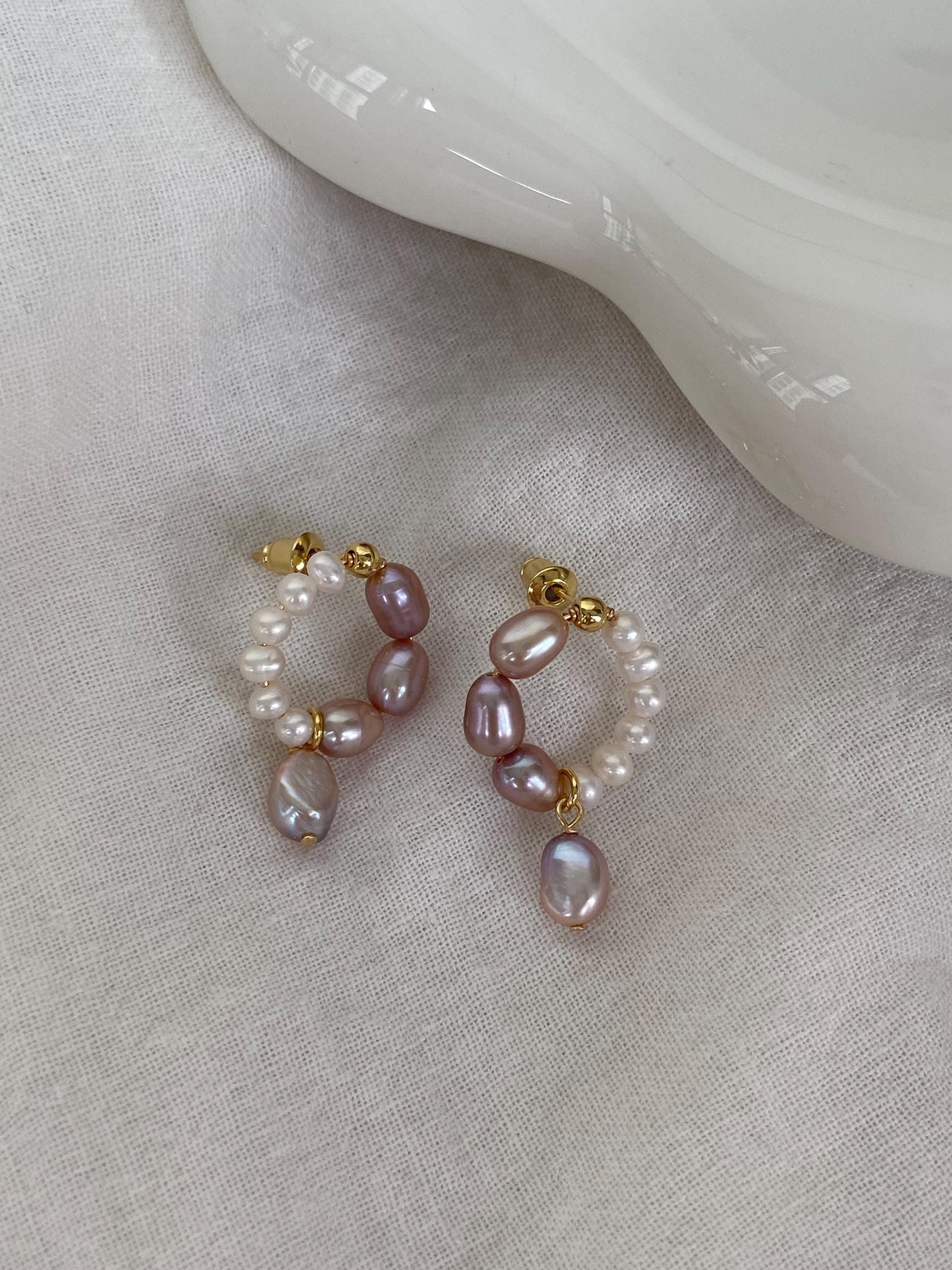 Baroque Pearl Drop Earrings