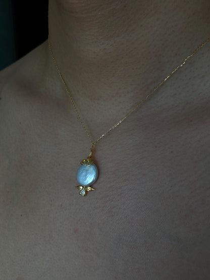 Guardian Angel Pearl Pendant
