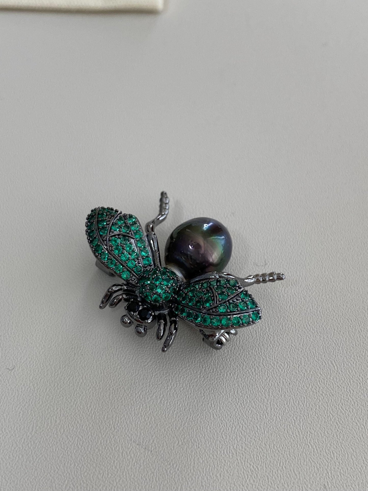 Tahitian Pearl Bee Brooch Pendant