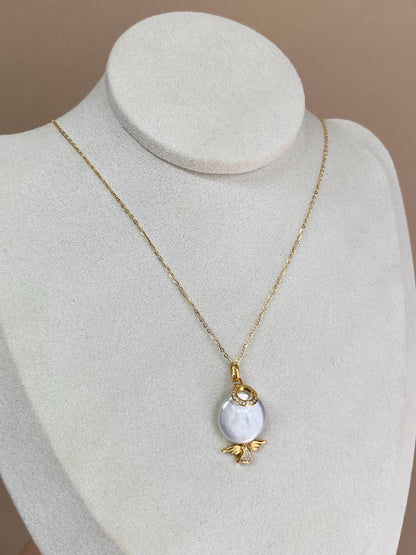 Guardian Angel Pearl Pendant