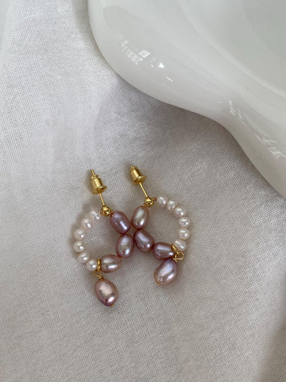 Baroque Pearl Drop Earrings