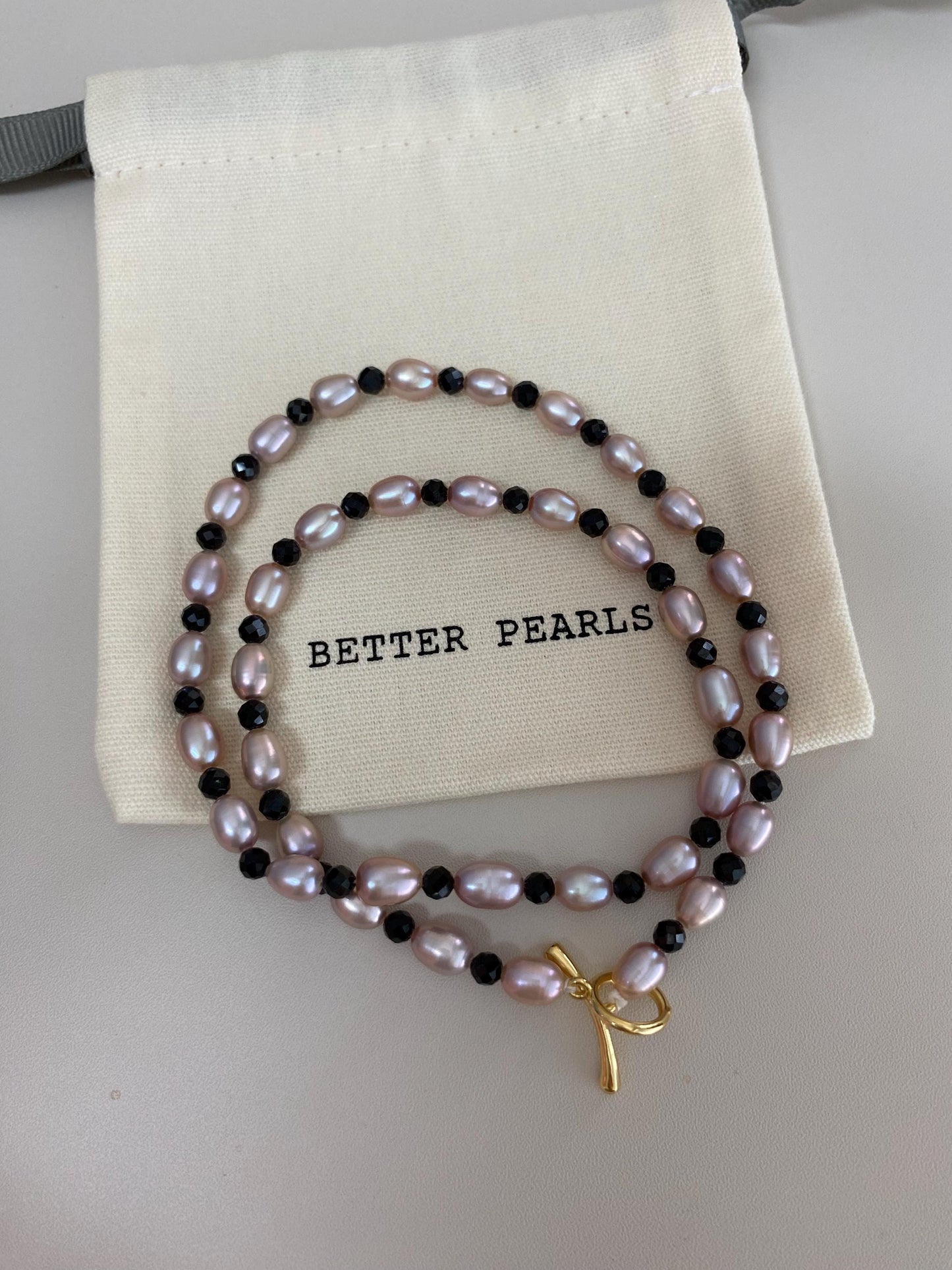 Lavender Pearl Spinel Necklace