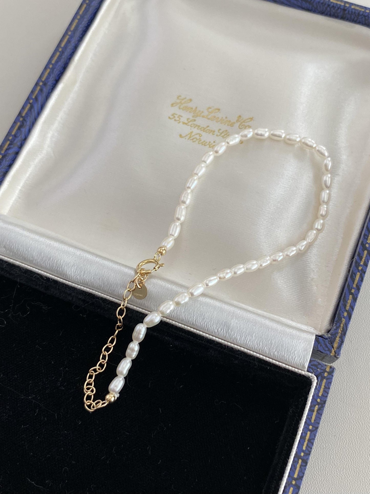 Delicate Freshwater Pearl Bracelet 2-3mm | Handmade Gold Chain & Pearl Bracelet | Elegant Pearl Jewelry for Women