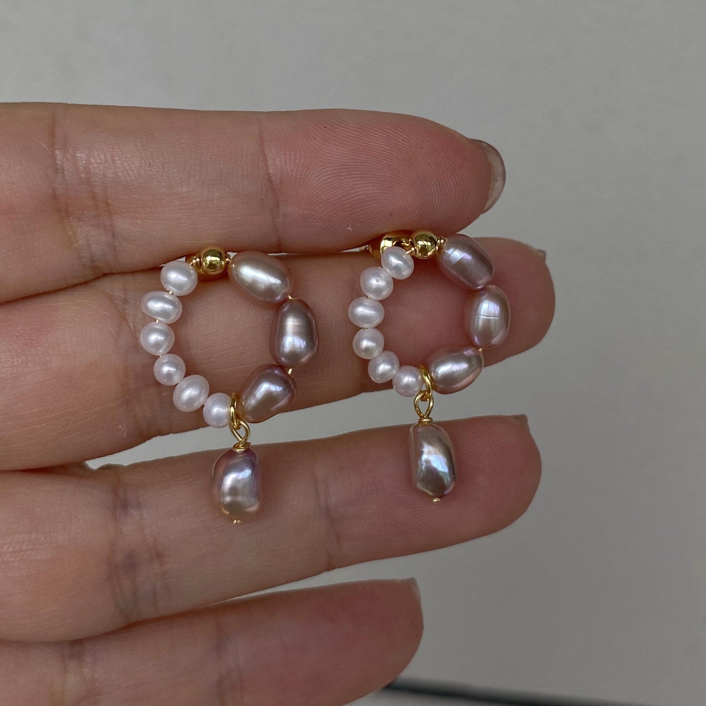 Baroque Pearl Drop Earrings
