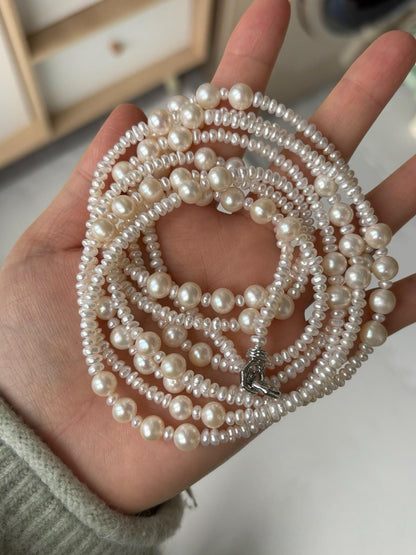 Convertible Pearl Wrap Necklace 160cm