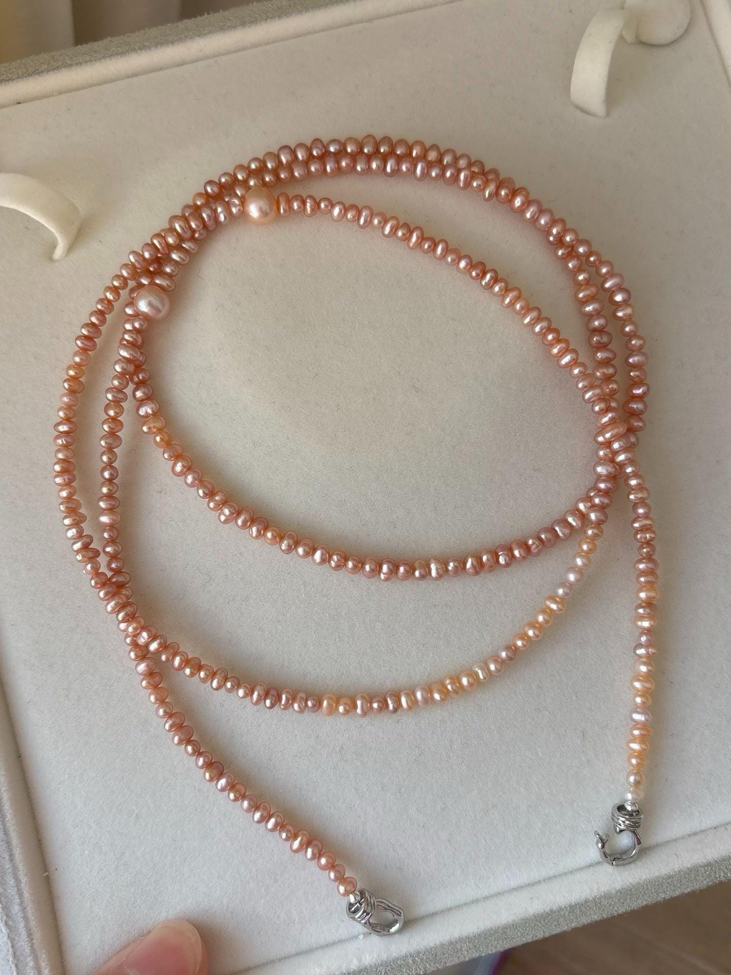 Layered Freshwater Pearl Wrap Necklace