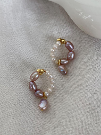 Baroque Pearl Drop Earrings