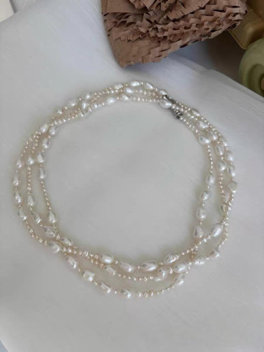 Baroque Pearl Multi-Strand Choker