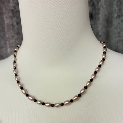 Lavender Pearl Spinel Necklace