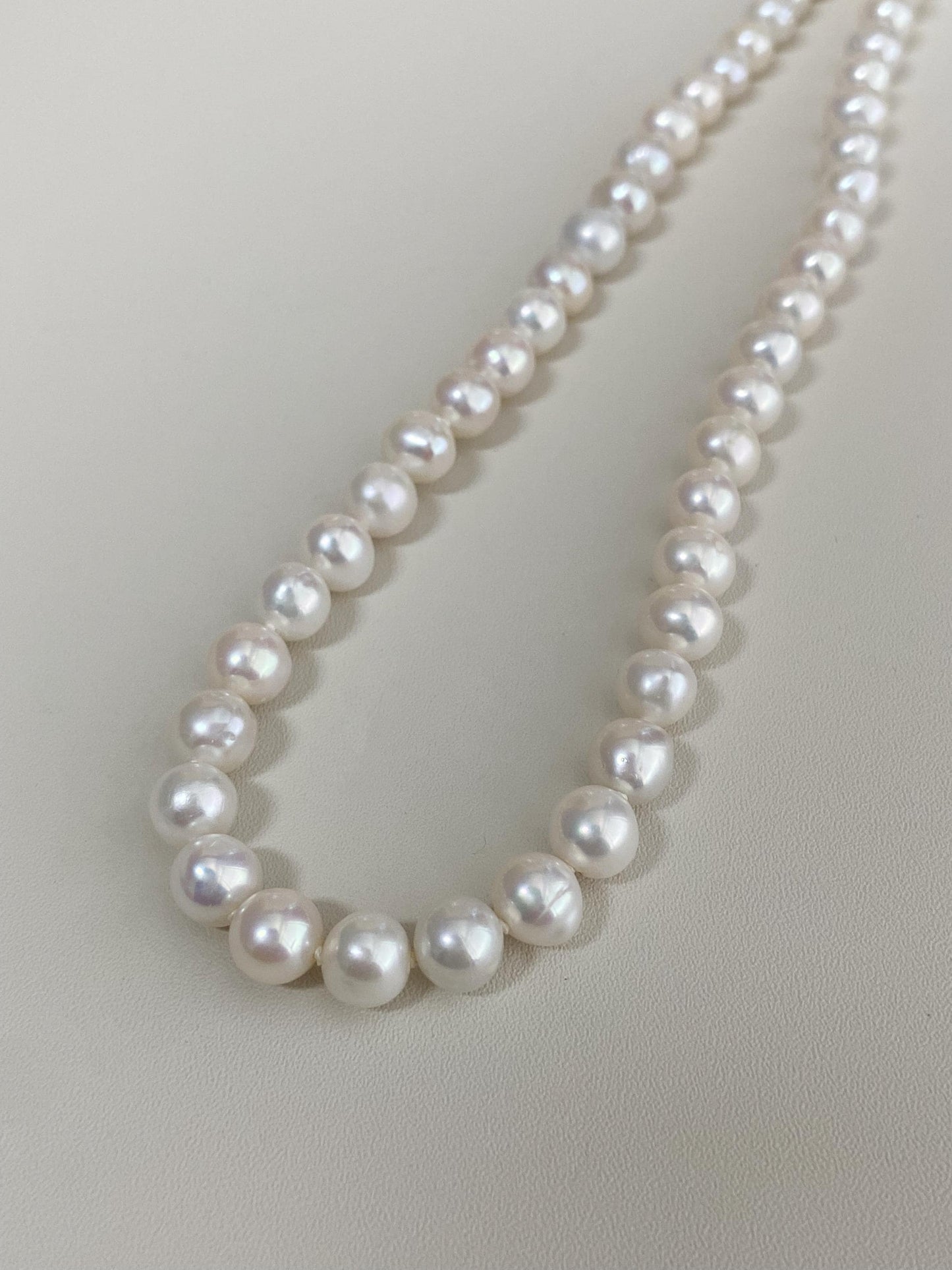 Freshwater Pearl Choker Silver Clasp