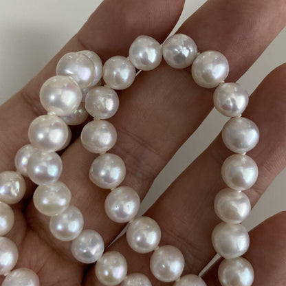 Freshwater Pearl Choker Silver Clasp