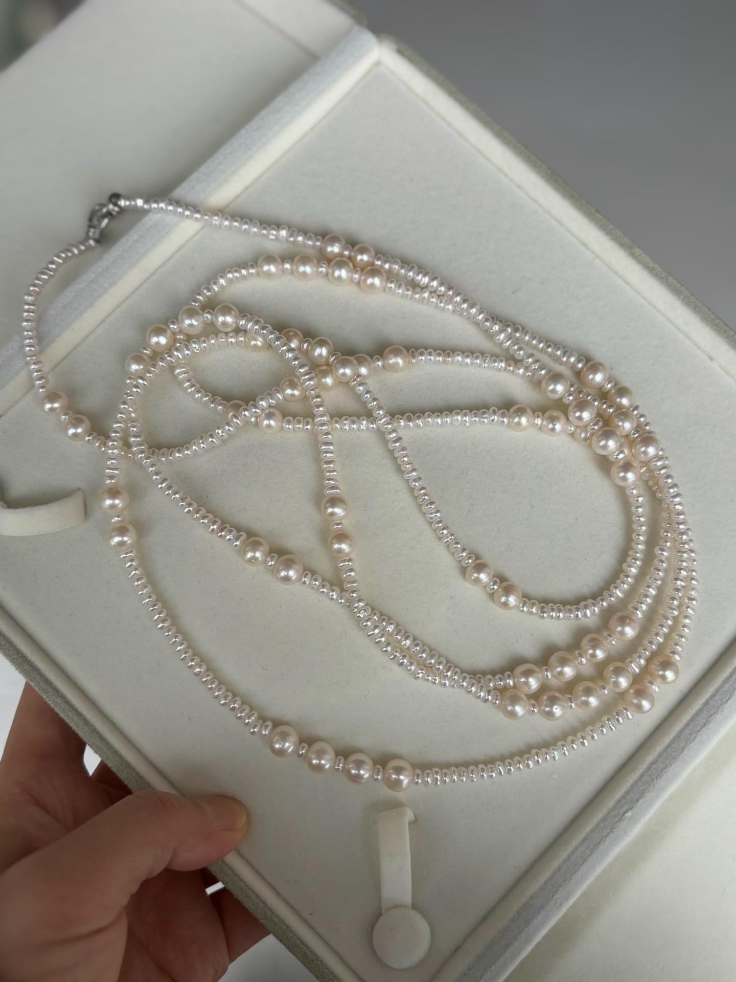 Convertible Pearl Wrap Necklace 160cm