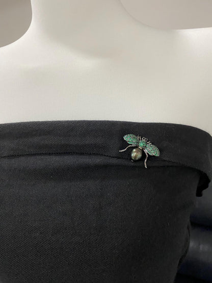 Tahitian Pearl Bee Brooch Pendant