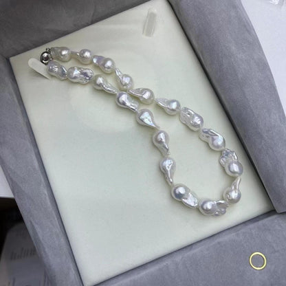 Large Baroque Pearl Choker Necklace