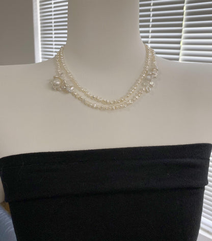 Convertible Pearl Lariat Wrap Necklace