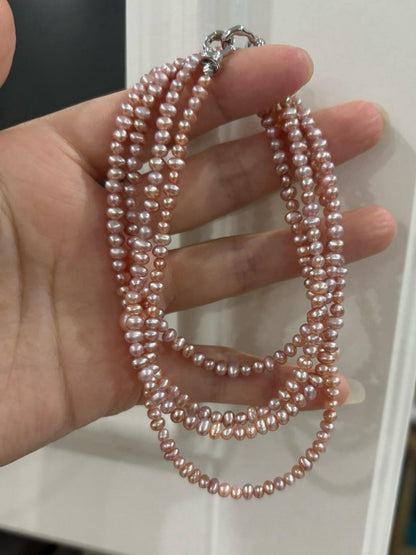 Layered Freshwater Pearl Wrap Necklace