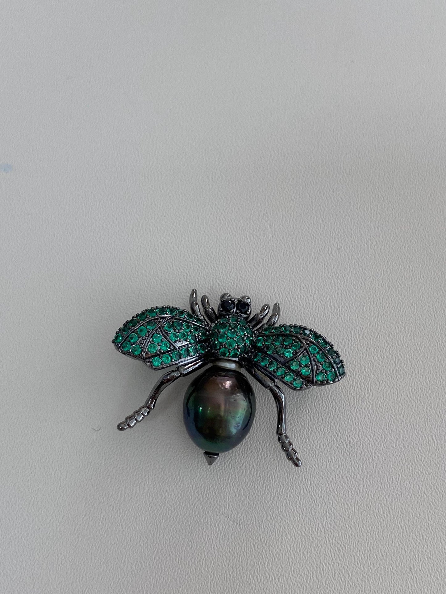 Tahitian Pearl Bee Brooch Pendant